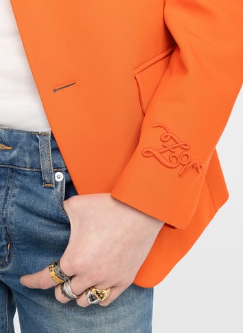 Veste blazer ajustée ZADIG&VOLTAIRE Orange